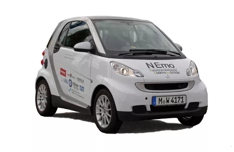 Test vehicle for research in the electric powertrain domain