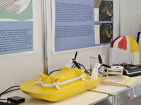 Development of a remote-controlled measuring boat